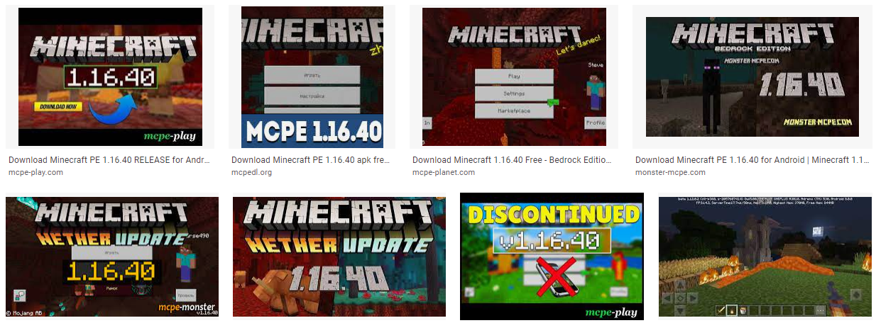 minecraft apk 1.16.40